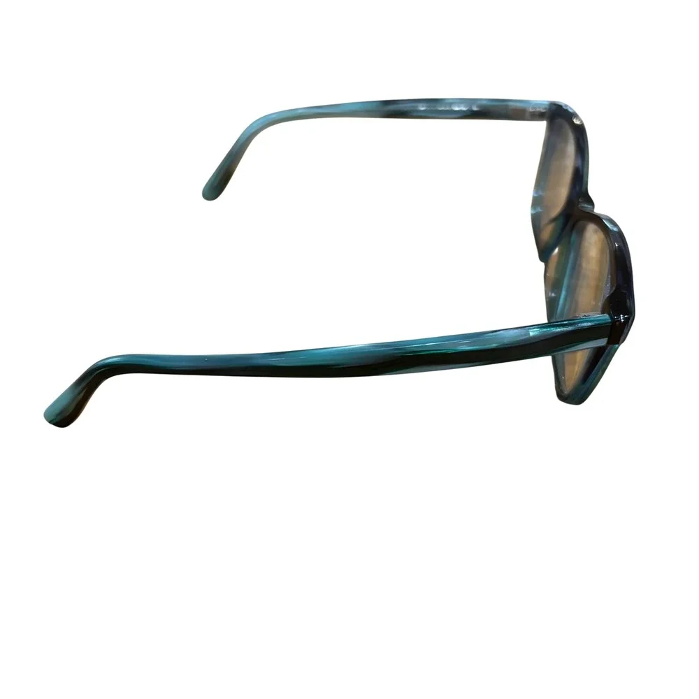 Maui Jim MJO2114 57A Teal Marble Eyeglasses Frames Italy 53-16-135 Womens